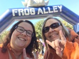Back at Frog Alley! I remember our first Frog Alley visit when I wished we could have something similar at DKR. We get TCU's AD, and now we DO have our own Bevo Blvd. Thanks, CDC!